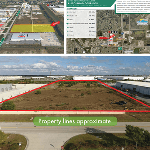 Industrial land site listed for sale in Fort Myers logistics corridor